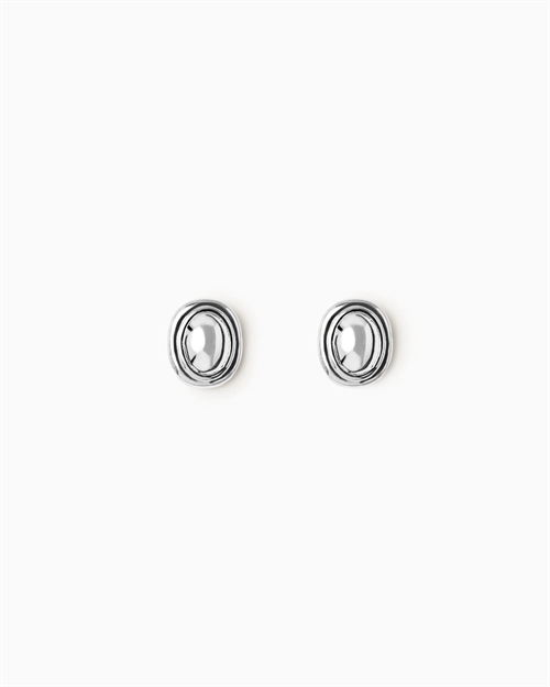LIE STUDIO THE FRANKA EARRINGS SILVER
